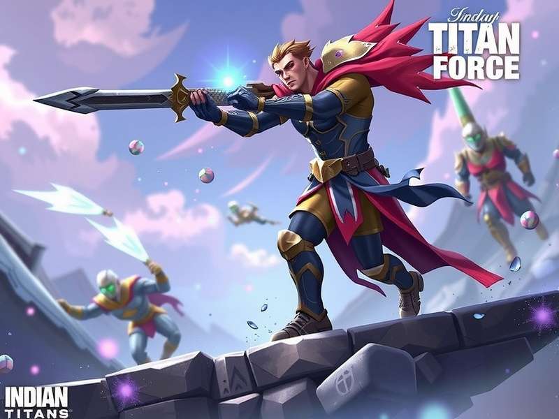Indian Titan Force Game Hero Character